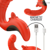 Intense - Vibrateur Et Stimulateur Paulina En Forme De U Rouge